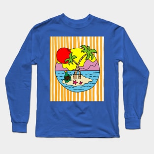 Lonely Island Relaxation Sun Long Sleeve T-Shirt